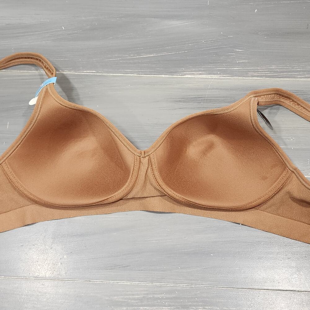 Bali Wireless Bra 34C Comfort Revolution Shaping Smoothing Brown Swirl 3463 - Picture 6 of 7